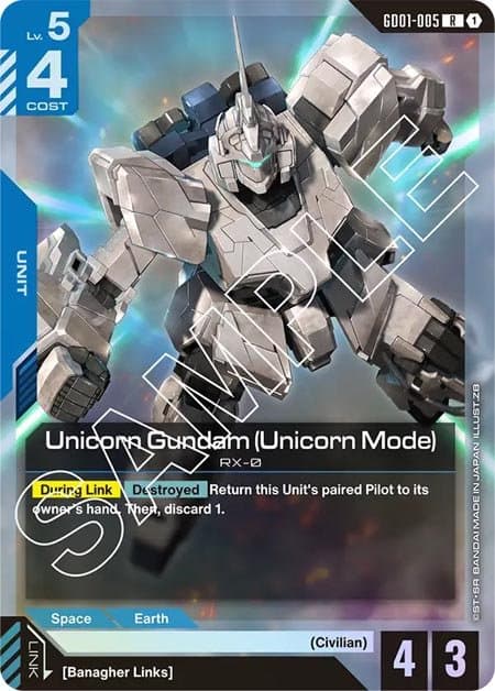 Unicorn Gundam (Unicorn Mode) | RX-0